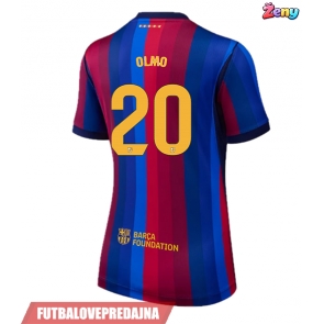 Lacne Ženy Futbalové dres Barcelona Dani Olmo #20 2026-27 Krátky Rukáv - Domáci